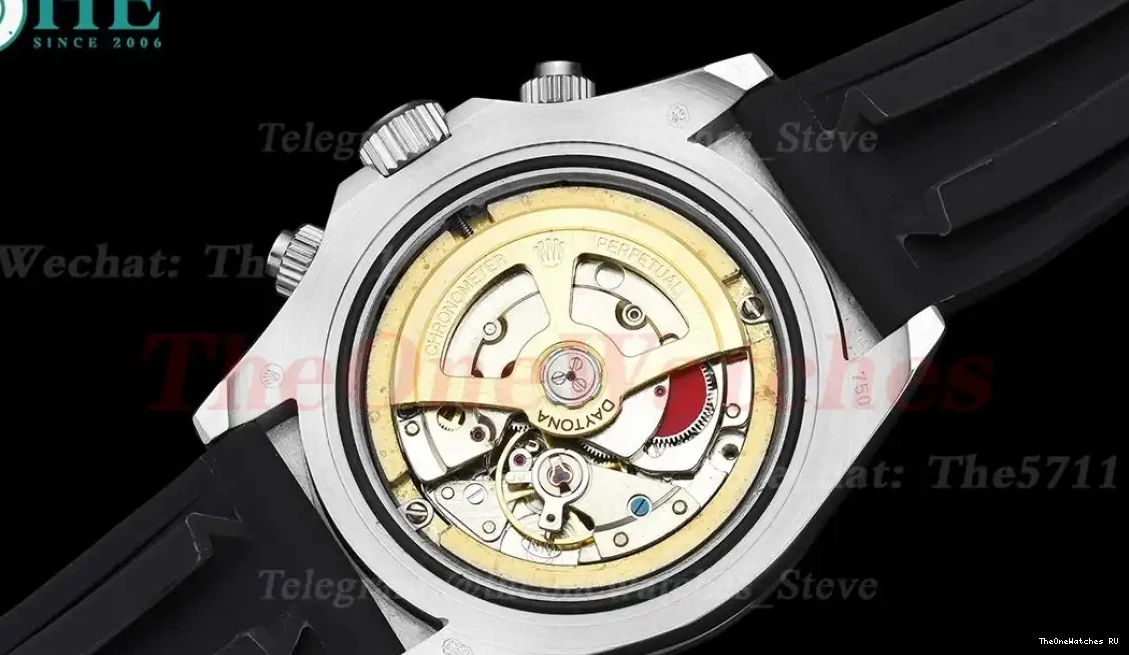SS RU Daytona GDF Dial A3836 40mm Black 0416